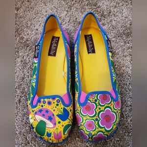 Hot Chocolate Design Mushroom & Flower Design Shoes